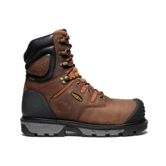Men KEEN Boots Camden 8quot Insulated Waterproof Boot CarbonFiber Toe