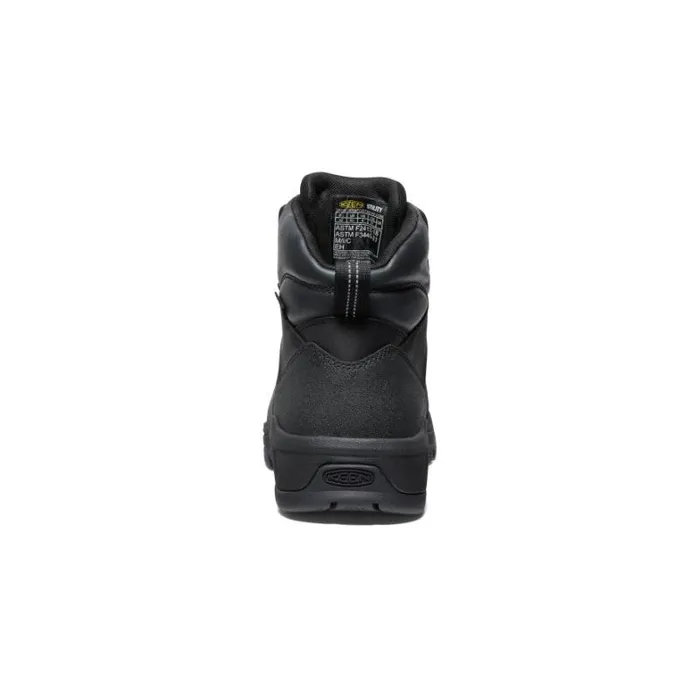 Men KEEN Boots Evanston Boot 6quot Waterproof BlackBlack Leather Work Boot Men KEEN Boots Evanston Boot 6quot Waterproof BlackBlack Leather Work Boot