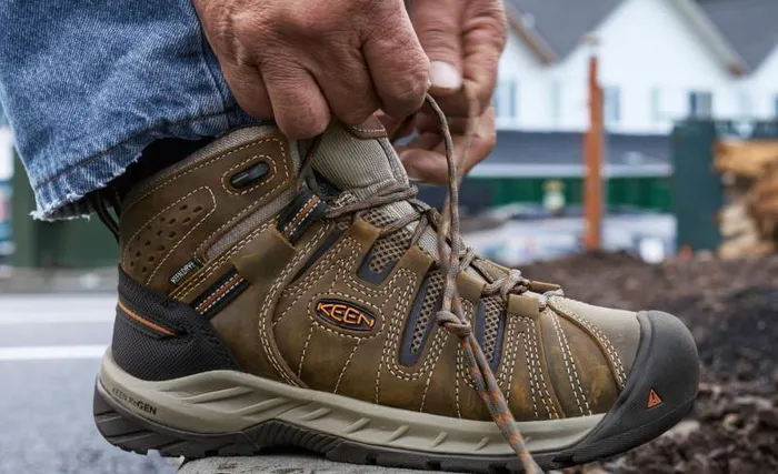 Men KEEN Boots Soft Toe Waterproof Work Boots 8211 Flint II Men KEEN Boots Soft Toe Waterproof Work Boots 8211 Flint II