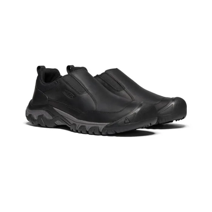 Men KEEN Casual Black Leather SlipOn039s 8211 Targhee III Men KEEN Casual Black Leather SlipOn039s 8211 Targhee III