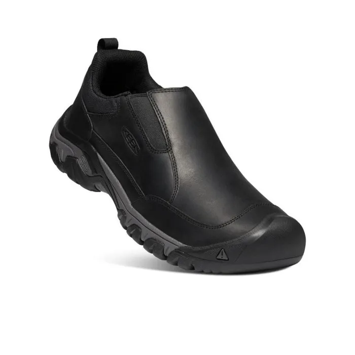 Men KEEN Casual Black Leather SlipOn039s 8211 Targhee III Men KEEN Casual Black Leather SlipOn039s 8211 Targhee III