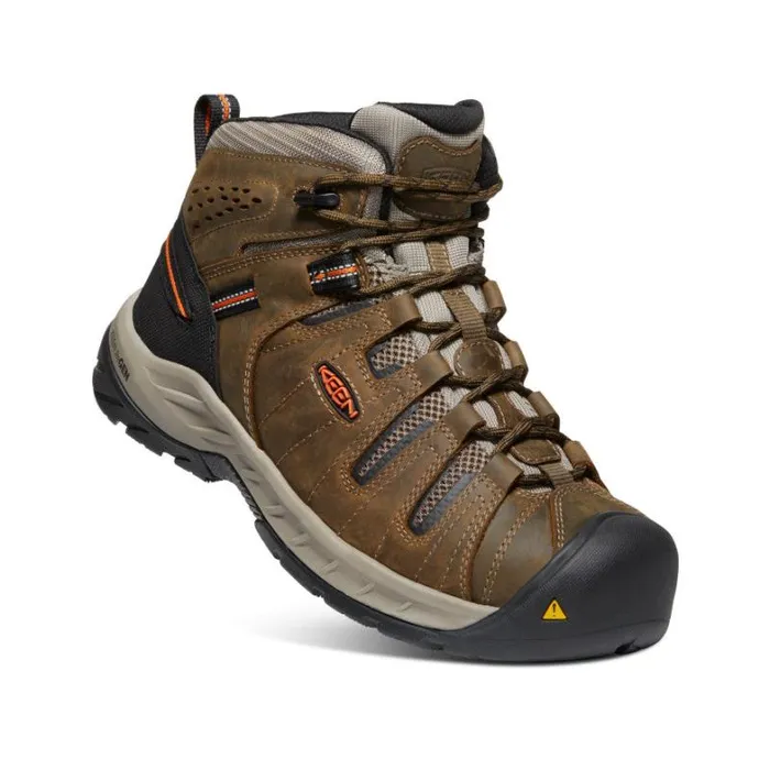 Men KEEN Hike Flint II Boot Soft Toe Cascade BrownBurnt Ochre Men KEEN Hike Flint II Boot Soft Toe Cascade BrownBurnt Ochre