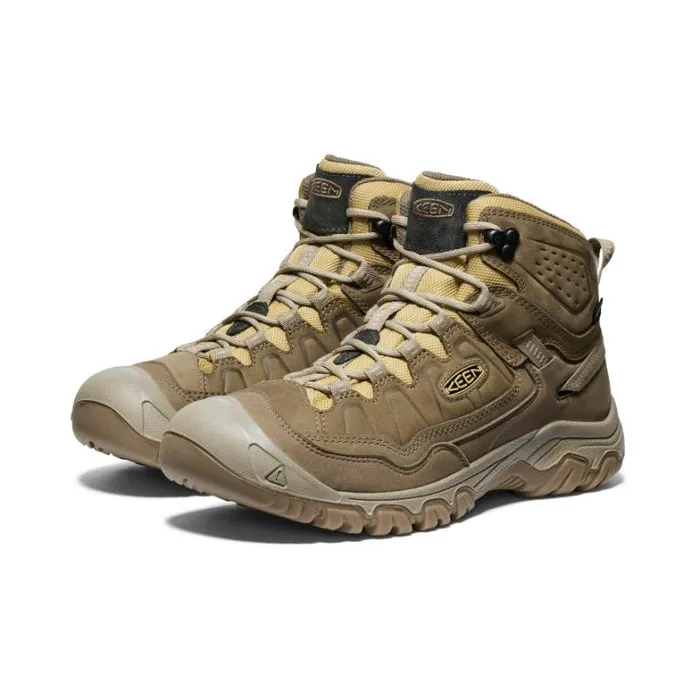 Men KEEN Hike Targhee IV Mid Height Waterproof CanteenKhaki Leather Hiking Boot Men KEEN Hike Targhee IV Mid Height Waterproof CanteenKhaki Leather Hiking Boot