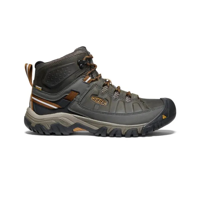 Men KEEN Hike Wide Waterproof Olive Hiking Boots 8211 Targhee III Mid WP
