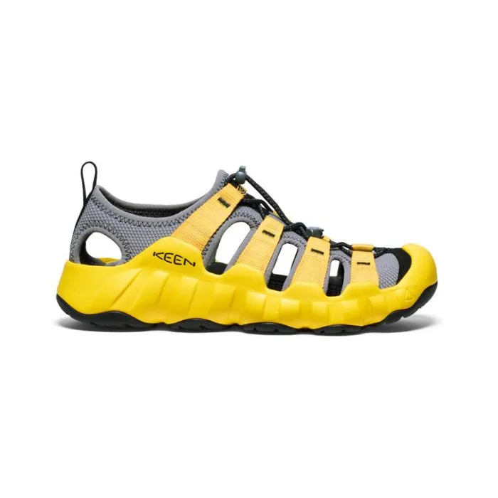 Men KEEN Sandals Hyperport H2 KEEN YellowBlack Closed Toe Sandal