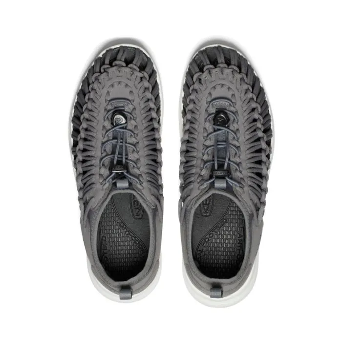 Men KEEN Sandals UNEEK O3 Steel GreyStar White Sandal Men KEEN Sandals UNEEK O3 Steel GreyStar White Sandal