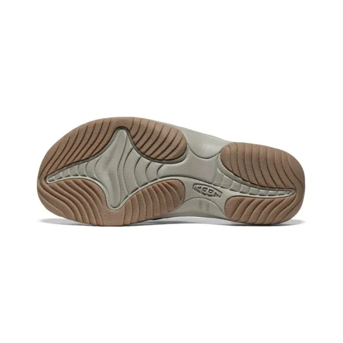 Men KEEN Sandals Waimea JavaPlaza Taupe Leather FlipFlop