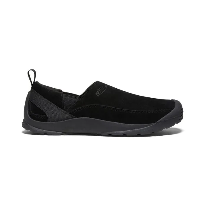 Men KEEN Shoes Jasper SlipOn Black Leather Slipon