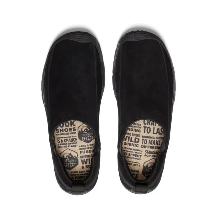 Men KEEN Shoes Jasper SlipOn Black Leather Slipon Men KEEN Shoes Jasper SlipOn Black Leather Slipon
