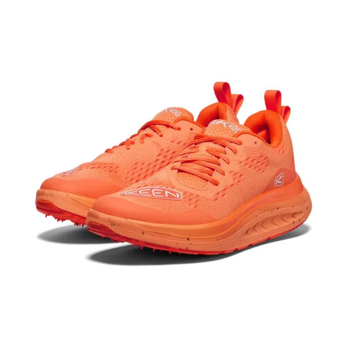 Men KEEN Shoes WK400 Tangerine Leather Walking Shoe Men KEEN Shoes WK400 Tangerine Leather Walking Shoe