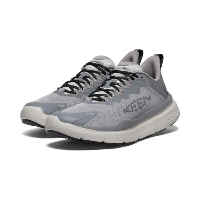 Men KEEN Shoes Wk450 AlloySteel Grey Walking Shoe Men KEEN Shoes Wk450 AlloySteel Grey Walking Shoe