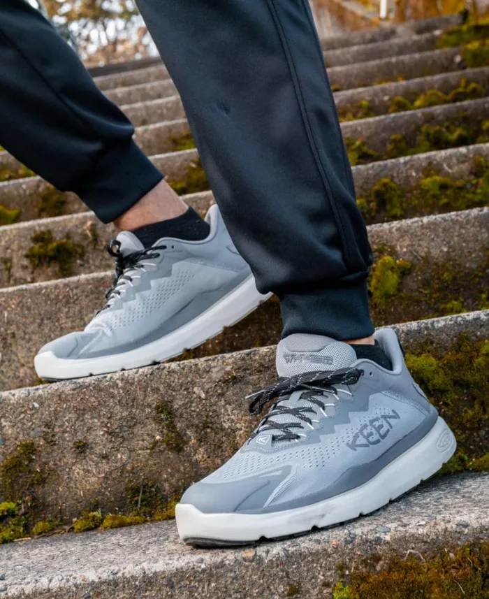 Men KEEN Shoes Wk450 AlloySteel Grey Walking Shoe Men KEEN Shoes Wk450 AlloySteel Grey Walking Shoe
