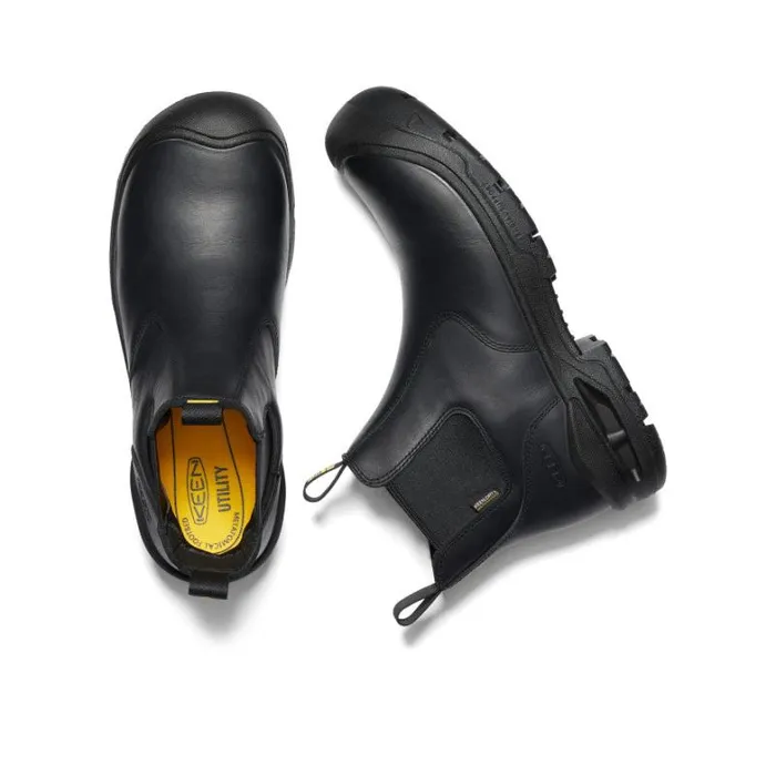 Men KEEN SlipOns PullOn Waterproof Work Boots 8211 Juneau Romeo Men KEEN SlipOns PullOn Waterproof Work Boots 8211 Juneau Romeo