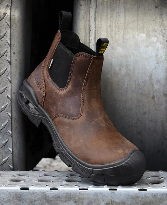 Men KEEN SlipOns PullOn Waterproof Work Boots 8211 Juneau Romeo Men KEEN SlipOns PullOn Waterproof Work Boots 8211 Juneau Romeo