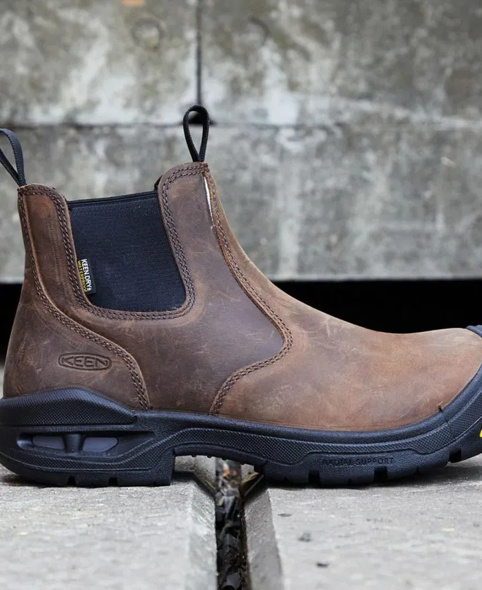 Men KEEN SlipOns PullOn Waterproof Work Boots 8211 Juneau Romeo Men KEEN SlipOns PullOn Waterproof Work Boots 8211 Juneau Romeo