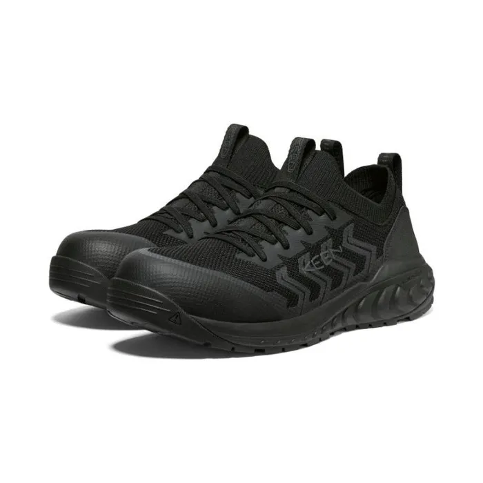 Men KEEN Work Boots and Shoes Arvada Shift CarbonFiber Toe BlackMagnet Work Slipon Men KEEN Work Boots and Shoes Arvada Shift CarbonFiber Toe BlackMagnet Work Slipon
