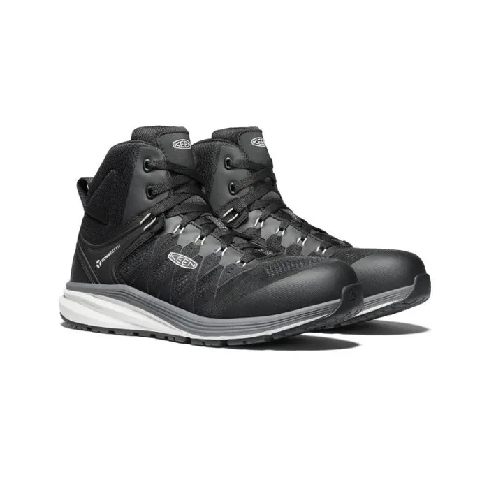 Men KEEN Work Boots and Shoes Black Work Sneaker Boots 8211 Vista Energy Mid Men KEEN Work Boots and Shoes Black Work Sneaker Boots 8211 Vista Energy Mid