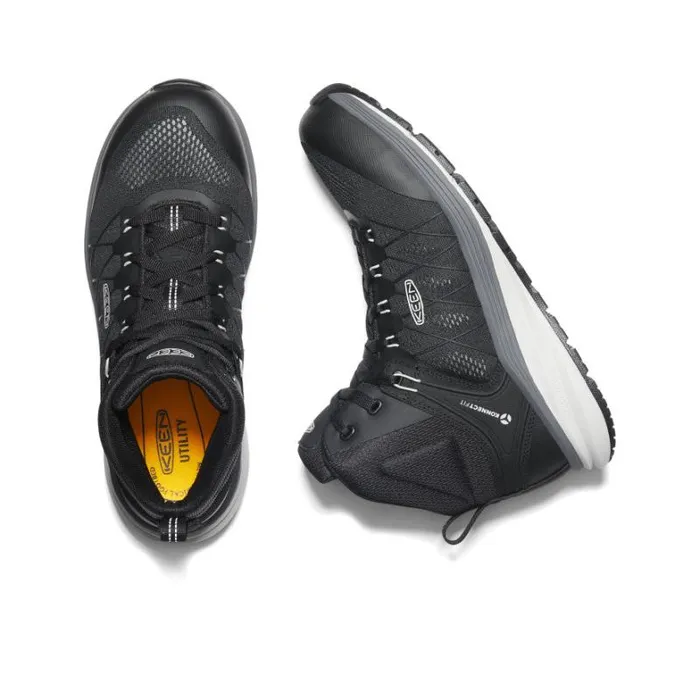 Men KEEN Work Boots and Shoes Black Work Sneaker Boots 8211 Vista Energy Mid Men KEEN Work Boots and Shoes Black Work Sneaker Boots 8211 Vista Energy Mid
