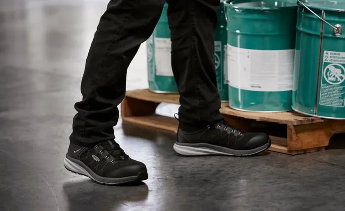 Men KEEN Work Boots and Shoes Black Work Sneaker Boots 8211 Vista Energy Mid Men KEEN Work Boots and Shoes Black Work Sneaker Boots 8211 Vista Energy Mid