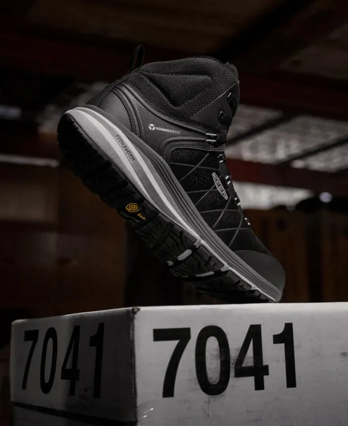 Men KEEN Work Boots and Shoes Black Work Sneaker Boots 8211 Vista Energy Mid Men KEEN Work Boots and Shoes Black Work Sneaker Boots 8211 Vista Energy Mid