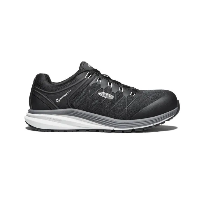 Men KEEN Work Boots and Shoes Black Work Sneakers 8211 Vista Energy