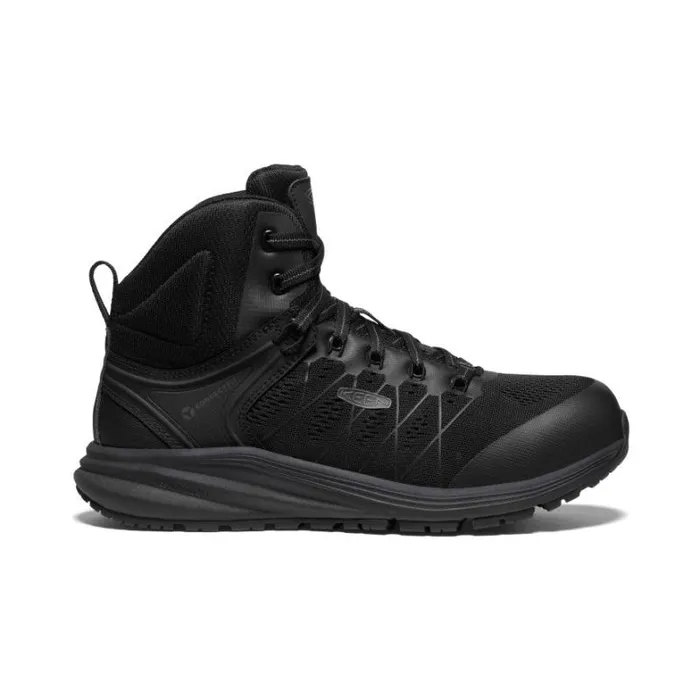 Men KEEN Work Boots and Shoes Black Work Sneakers 8211 Vista Energy Mid Int Met