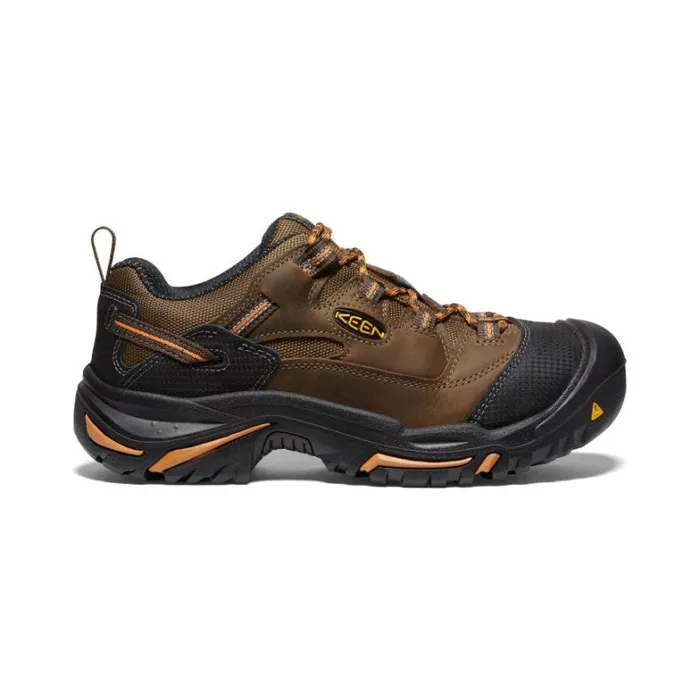 Men KEEN Work Boots and Shoes Braddock Low Work Boots 8211 Waterproof and Soft Toe Boots