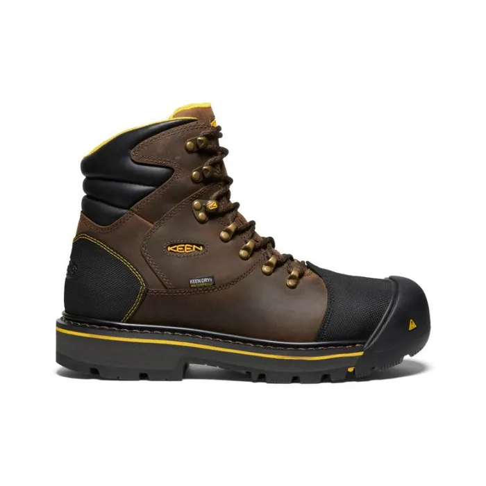 Men KEEN Work Boots and Shoes Milwaukee Waterproof Steel Toe