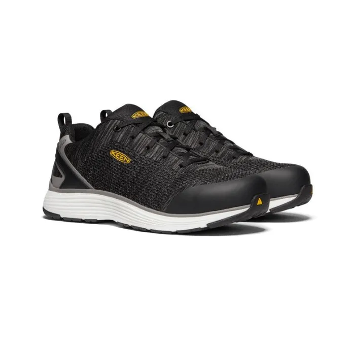 Men KEEN Work Boots and Shoes Sparta ESD Aluminum Toe BLACKGREY FLANNEL Men KEEN Work Boots and Shoes Sparta ESD Aluminum Toe BLACKGREY FLANNEL