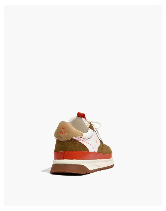 Men Kickoff Trainer Sneakers In Leather And Suede Weathered Olive Multi Madewell Sneakers Men Kickoff Trainer Sneakers In Leather And Suede Weathered Olive Multi Madewell Sneakers
