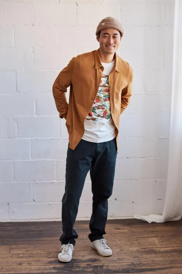 Men Kwale 8211 Gold TWOTHIRDS Shirts
