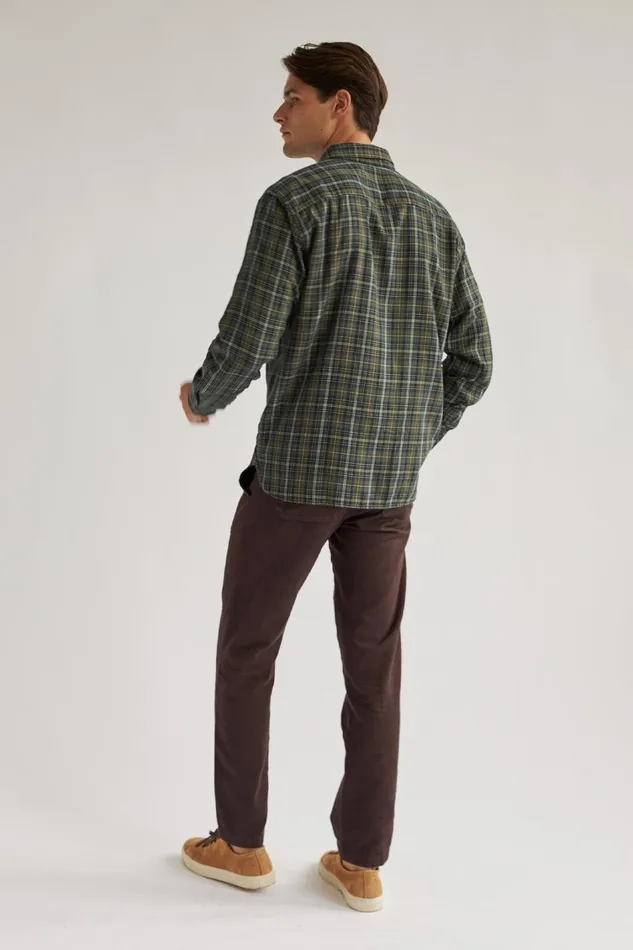 Men Laytown 8211 Green and Navy TWOTHIRDS Shirts