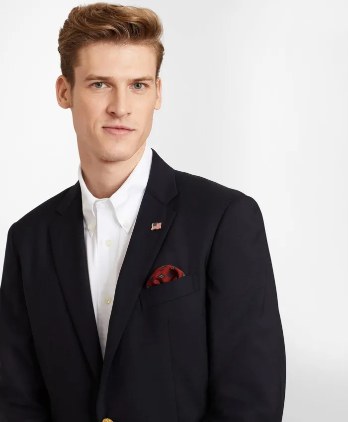 Men Milano SlimFit TwoButton 1818 Blazer Navy Brooks Brothers Sport Coats and Blazers Men Milano SlimFit TwoButton 1818 Blazer Navy Brooks Brothers Sport Coats and Blazers