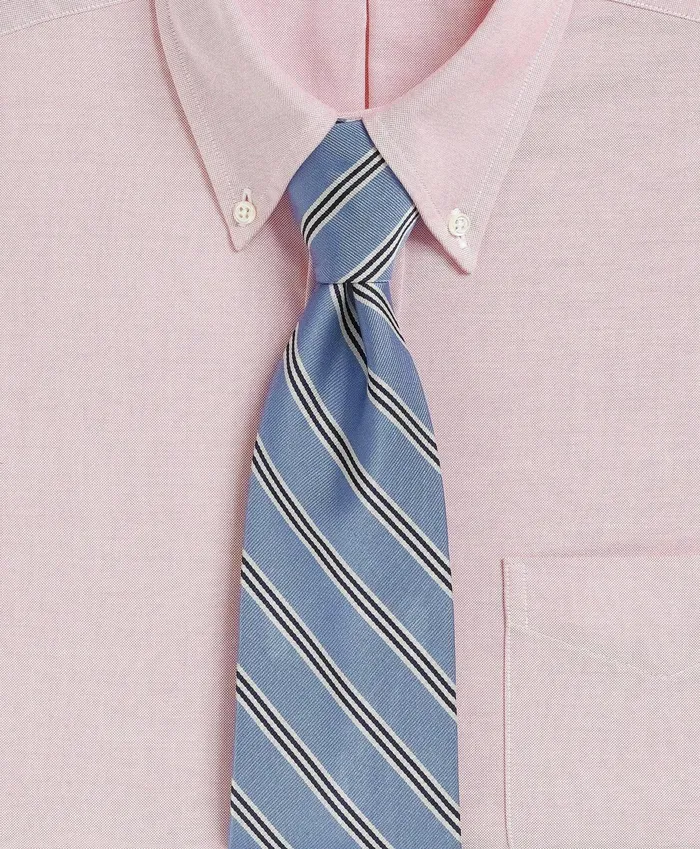 Men Mini Bb1 Rep Tie Light Blue Brooks Brothers Ties and Pocket Squares