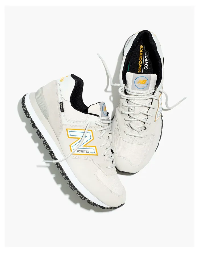 Men New Balance GORE TEX Suede 574 Sneakers In Neutral Grey Madewell Sneakers Men New Balance GORE TEX Suede 574 Sneakers In Neutral Grey Madewell Sneakers