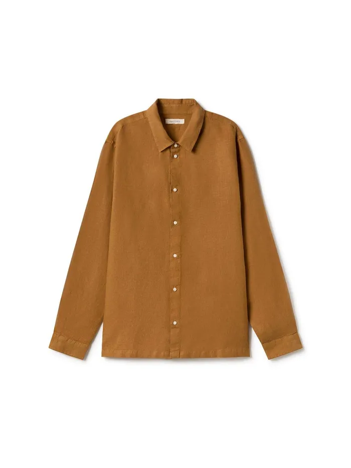 Men Northbrook 8211 Golden Brown TWOTHIRDS Shirts