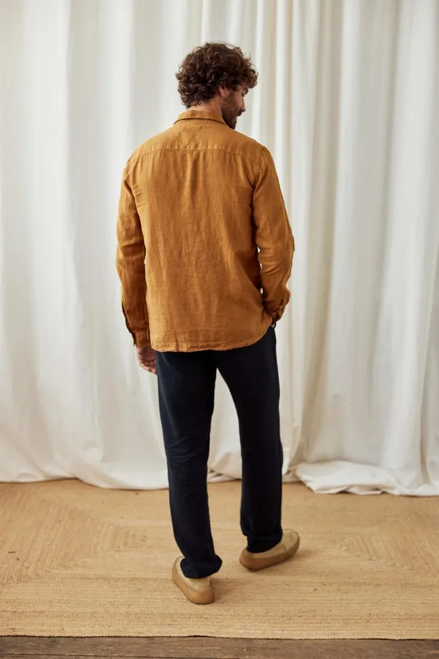 Men Northbrook 8211 Golden Brown TWOTHIRDS Shirts