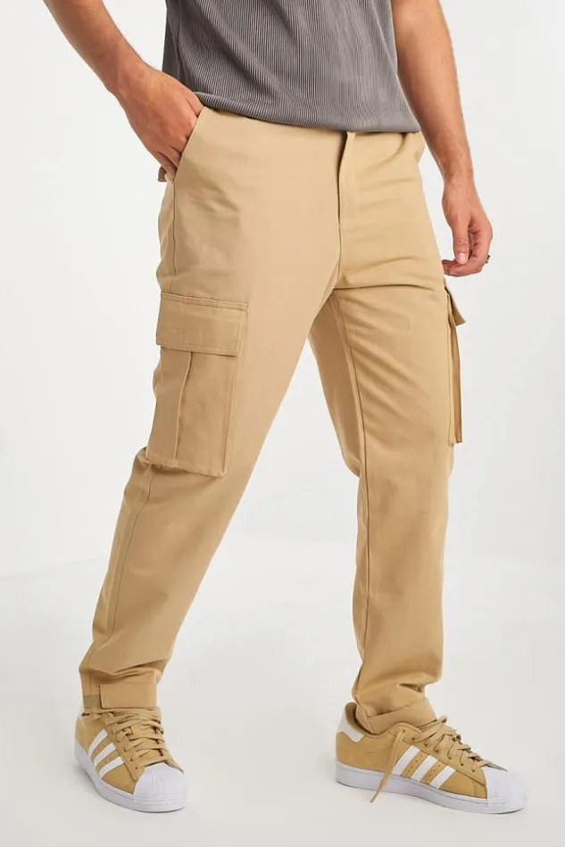 Men Pantalon Beige Fonc En Toile Poches Cargos Darkbeige Brentiny Paris Pants Men Pantalon Beige Fonc En Toile Poches Cargos Darkbeige Brentiny Paris Pants