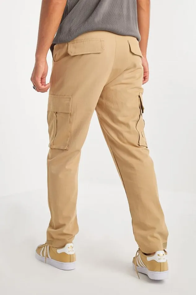 Men Pantalon Beige Fonc En Toile Poches Cargos Darkbeige Brentiny Paris Pants Men Pantalon Beige Fonc En Toile Poches Cargos Darkbeige Brentiny Paris Pants