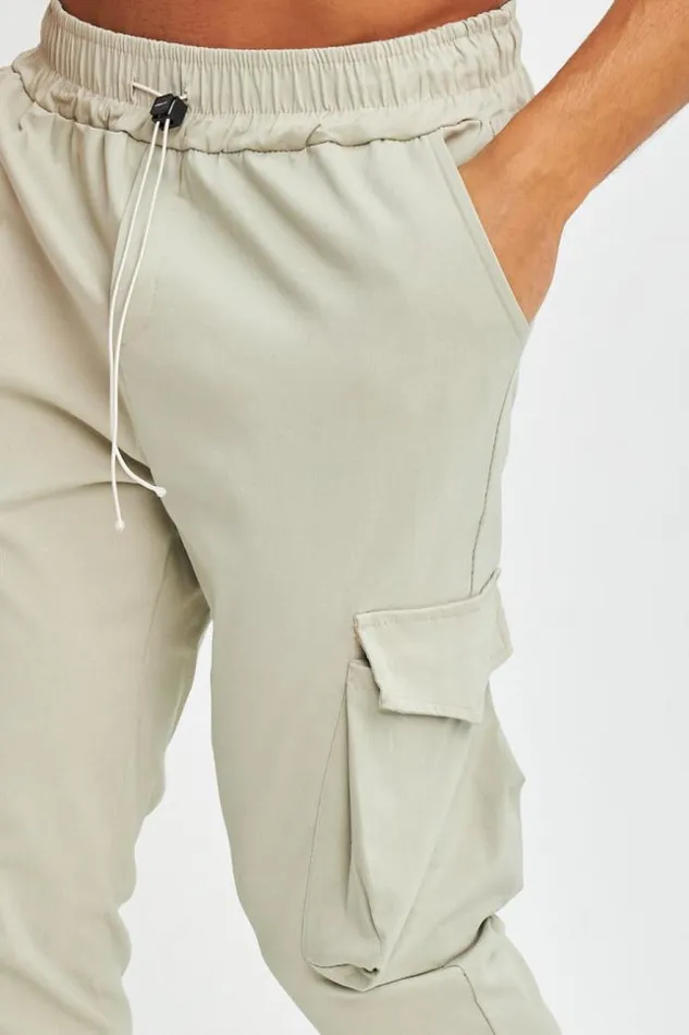 Men Pantalon Cargo Beige Beige Brentiny Paris Pants