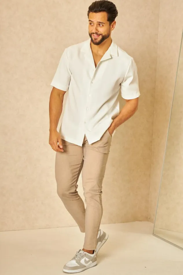 Men Pantalon Chino Camel Chin Camel Brentiny Paris Pants