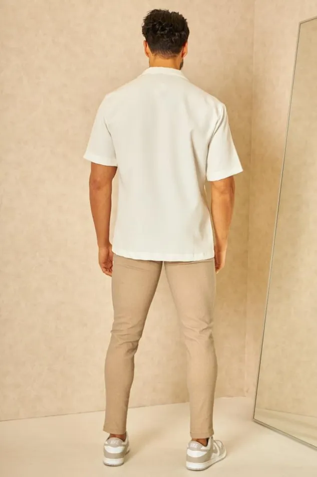 Men Pantalon Chino Camel Chin Camel Brentiny Paris Pants