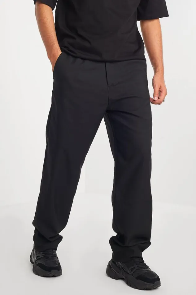 Men Pantalon Noir Coupe Large Black Brentiny Paris Pants