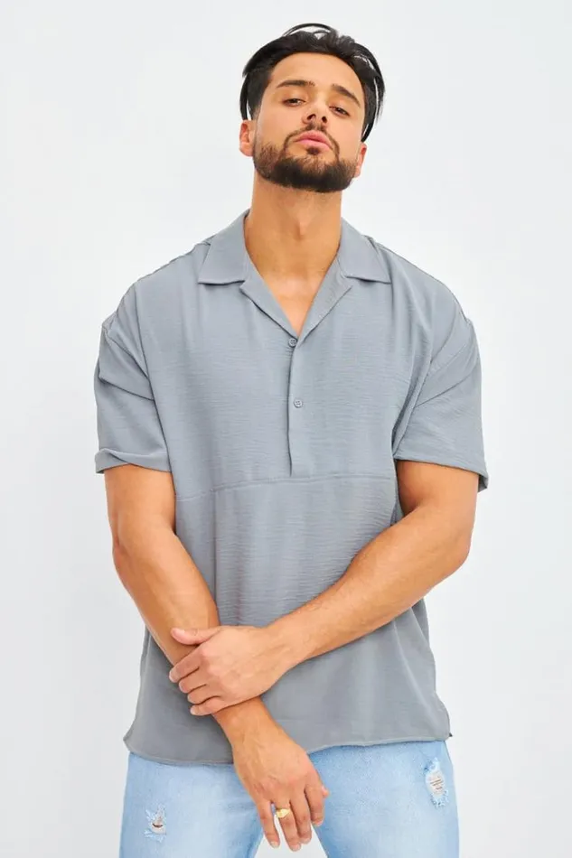 Men Polo Gris Fluide Grey Brentiny Paris Polo Shirts