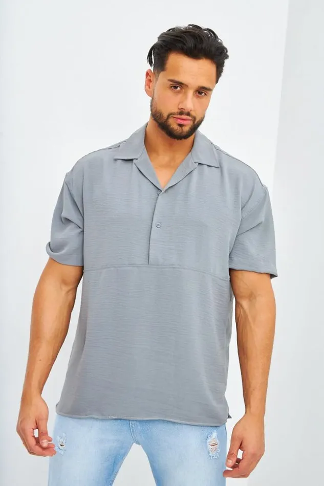 Men Polo Gris Fluide Grey Brentiny Paris Polo Shirts