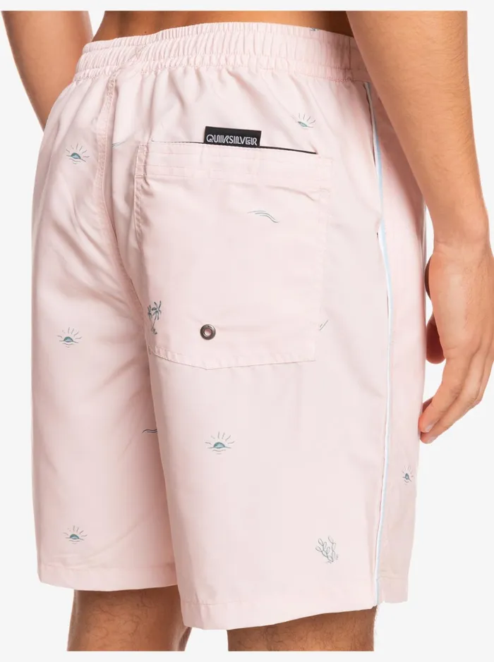 Men Quiksilver Boardshorts Engineered Scallop 17034 Volleys Veiled Rose Men Quiksilver Boardshorts Engineered Scallop 17034 Volleys Veiled Rose