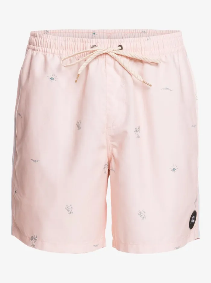 Men Quiksilver Boardshorts Engineered Scallop 17034 Volleys Veiled Rose Men Quiksilver Boardshorts Engineered Scallop 17034 Volleys Veiled Rose