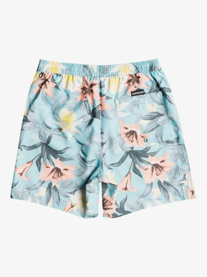 Men Quiksilver Boardshorts Everyday Garden Path 17034 Volleys Angel Blue Men Quiksilver Boardshorts Everyday Garden Path 17034 Volleys Angel Blue