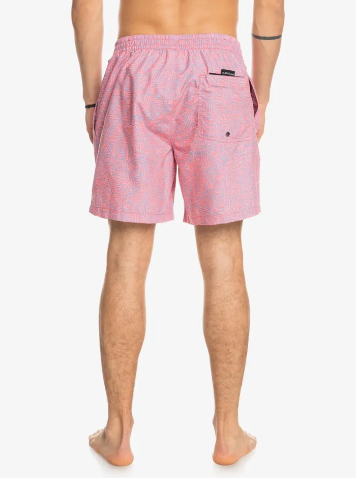Men Quiksilver Boardshorts Everyday Mix 17034 Volleys Peach Whip Men Quiksilver Boardshorts Everyday Mix 17034 Volleys Peach Whip