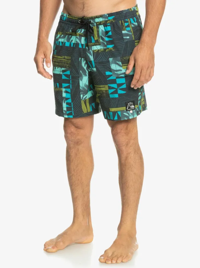 Men Quiksilver Boardshorts Gregg Kaplan OG Arch Blank Canvas Vl 17034 Volleys Black Men Quiksilver Boardshorts Gregg Kaplan OG Arch Blank Canvas Vl 17034 Volleys Black